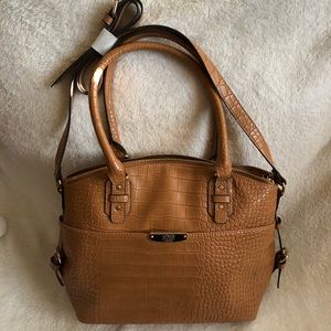 **BRAND NEW** JONES NY MALIBU CROCODILE BAG